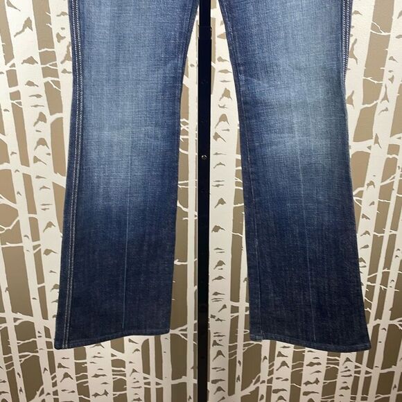 7FAM A Pocket Low Rise Boot Cut Jeans 26 - Picture 4 of 10